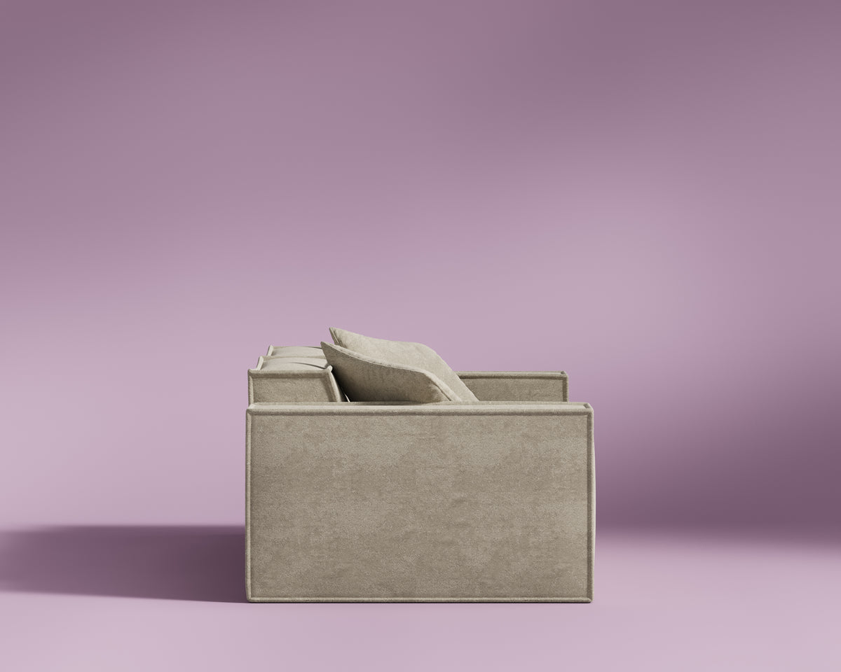 M1 Sofa Loveseat - Performance Weave: Silicon Sand - IN BOX